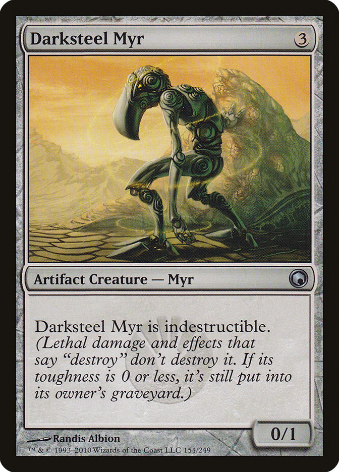 Darksteel Myr [Scars of Mirrodin] | Shuffle n Cut Hobbies & Games