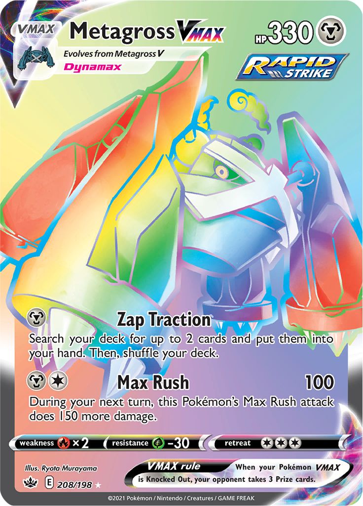 Metagross VMAX (208/198) [Sword & Shield: Chilling Reign] | Shuffle n Cut Hobbies & Games
