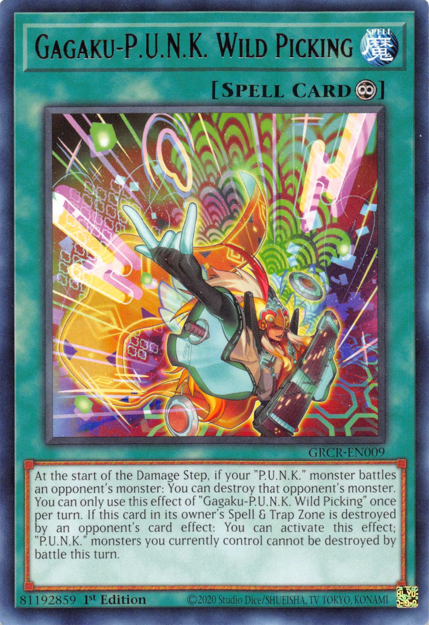 Gagaku-P.U.N.K. Wild Picking [GRCR-EN009] Rare | Shuffle n Cut Hobbies & Games