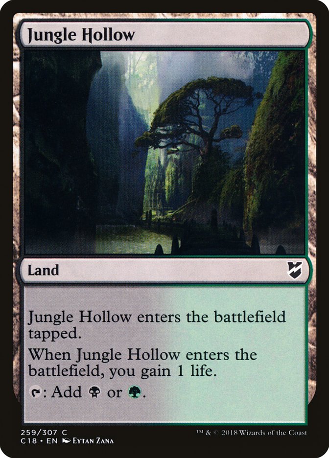 Jungle Hollow [Commander 2018] | Shuffle n Cut Hobbies & Games