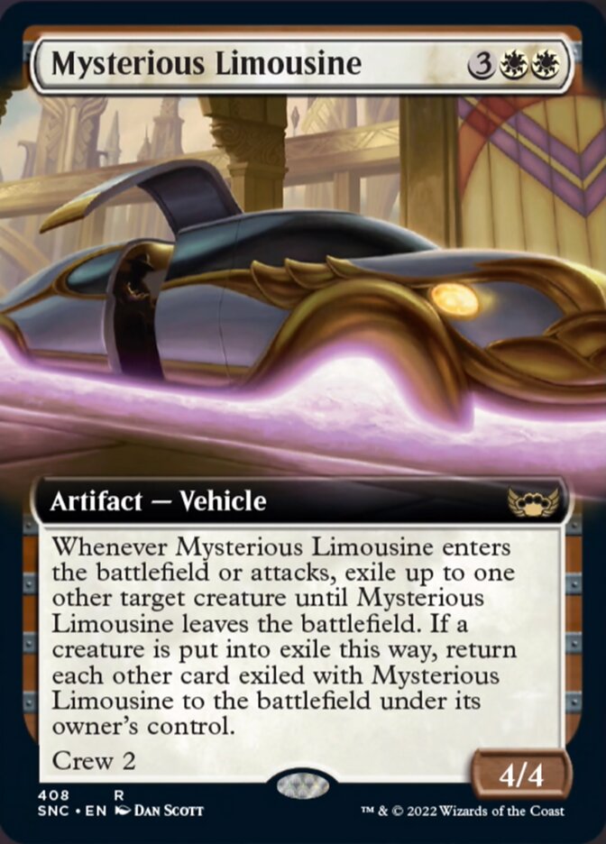 Mysterious Limousine (Extended Art) [Streets of New Capenna] | Shuffle n Cut Hobbies & Games