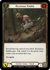 Ravenous Rabble (Red) [ARC191-C] 1st Edition Rainbow Foil | Shuffle n Cut Hobbies & Games