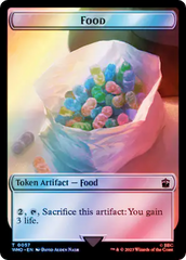 Alien Angel // Food (0057) Double-Sided Token (Surge Foil) [Doctor Who Tokens] | Shuffle n Cut Hobbies & Games
