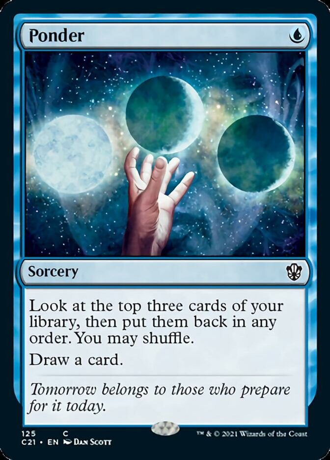 Ponder [Commander 2021] | Shuffle n Cut Hobbies & Games