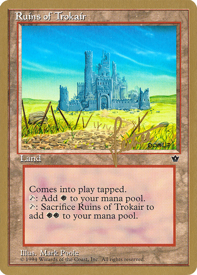 Ruins of Trokair (Bertrand Lestree) [Pro Tour Collector Set] | Shuffle n Cut Hobbies & Games