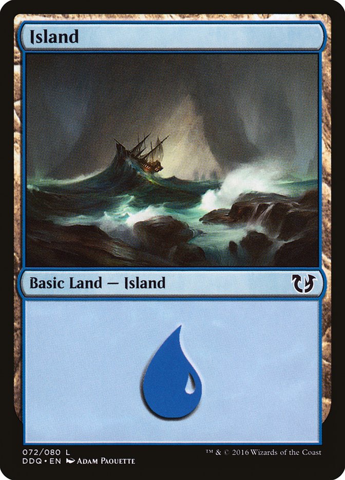 Island (72) [Duel Decks: Blessed vs. Cursed] | Shuffle n Cut Hobbies & Games