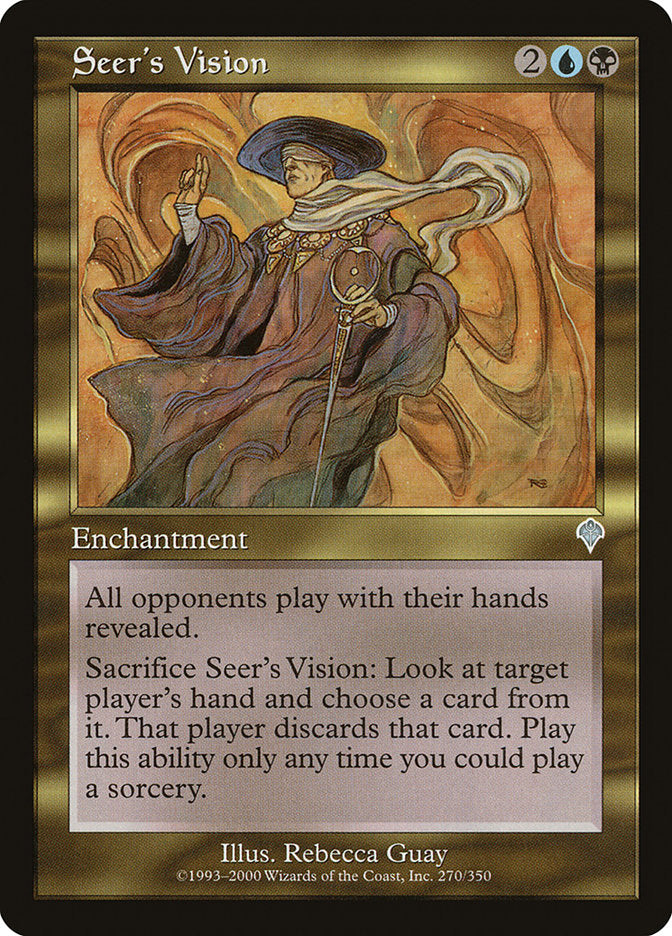 Seer's Vision [Invasion] | Shuffle n Cut Hobbies & Games