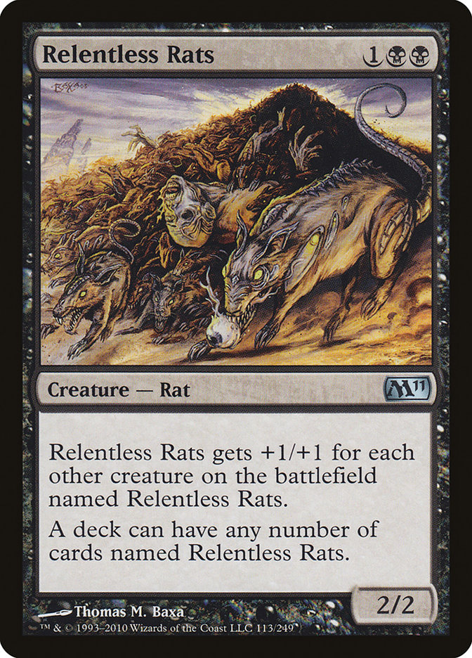 Relentless Rats [Magic 2011] | Shuffle n Cut Hobbies & Games