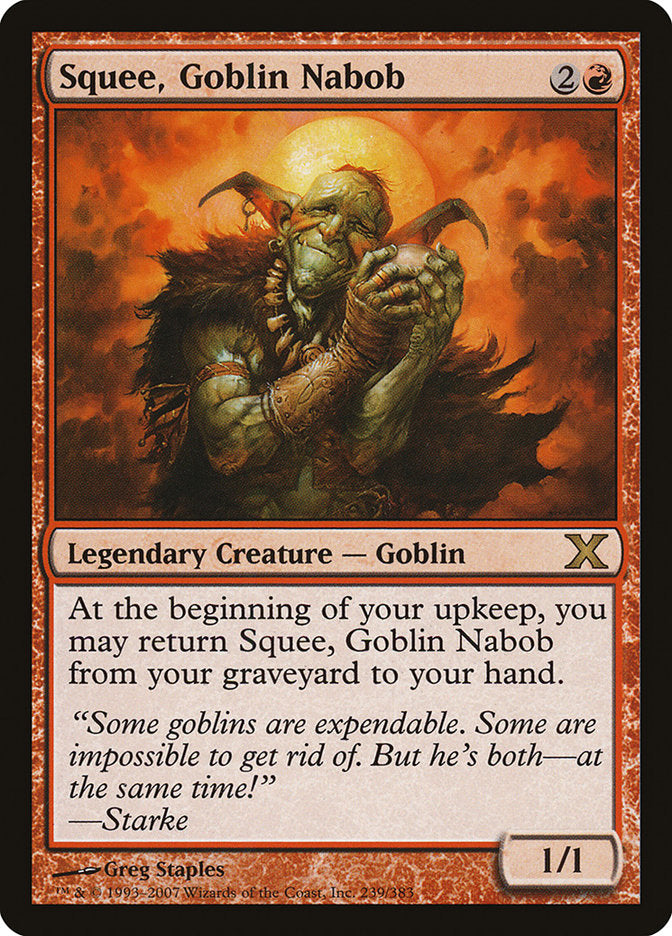 Squee, Goblin Nabob [Tenth Edition] | Shuffle n Cut Hobbies & Games