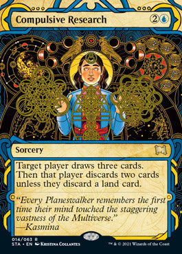 Compulsive Research (Foil Etched) [Strixhaven: School of Mages Mystical Archive] | Shuffle n Cut Hobbies & Games