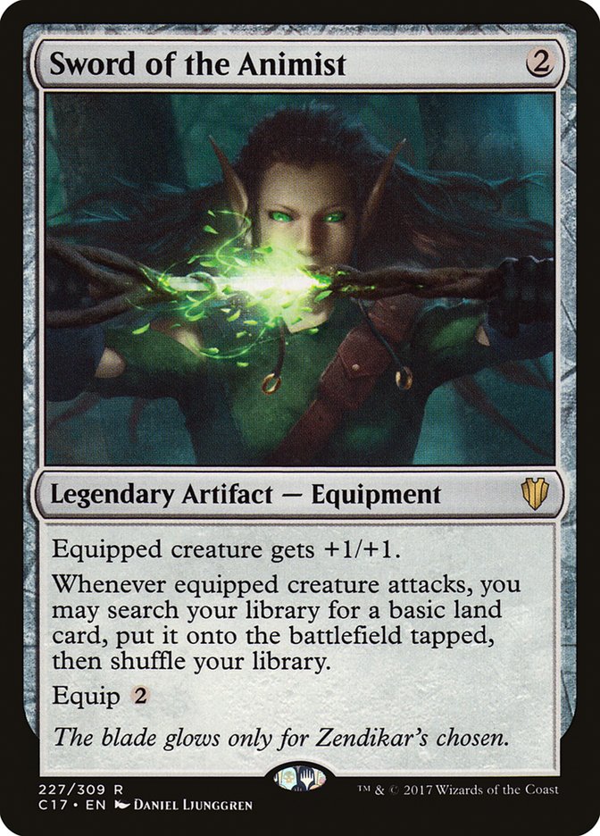 Sword of the Animist [Commander 2017] | Shuffle n Cut Hobbies & Games