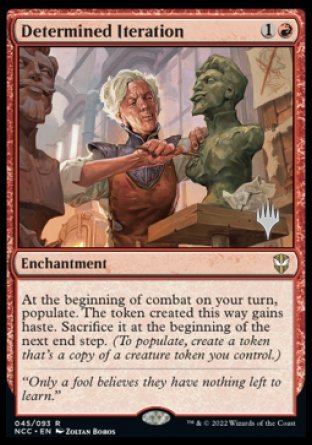 Determined Iteration (Promo Pack) [Streets of New Capenna Commander Promos] | Shuffle n Cut Hobbies & Games