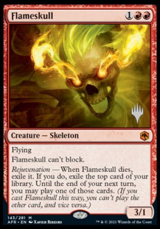 Flameskull (Promo Pack) [Dungeons & Dragons: Adventures in the Forgotten Realms Promos] | Shuffle n Cut Hobbies & Games