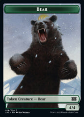 Bear // Vampire Double-Sided Token [Double Masters 2022 Tokens] | Shuffle n Cut Hobbies & Games