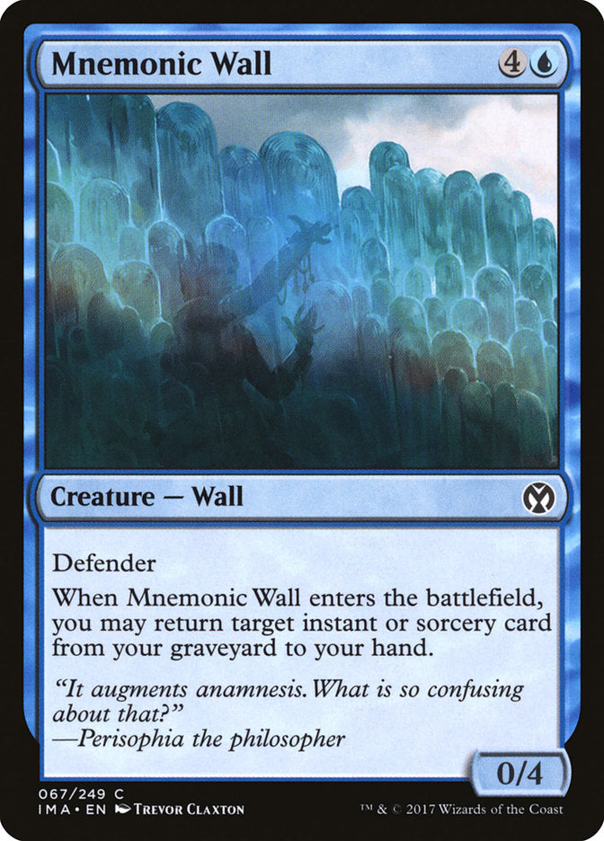 Mnemonic Wall [Iconic Masters] | Shuffle n Cut Hobbies & Games