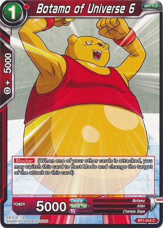 Botamo of Universe 6 [BT1-019] | Shuffle n Cut Hobbies & Games