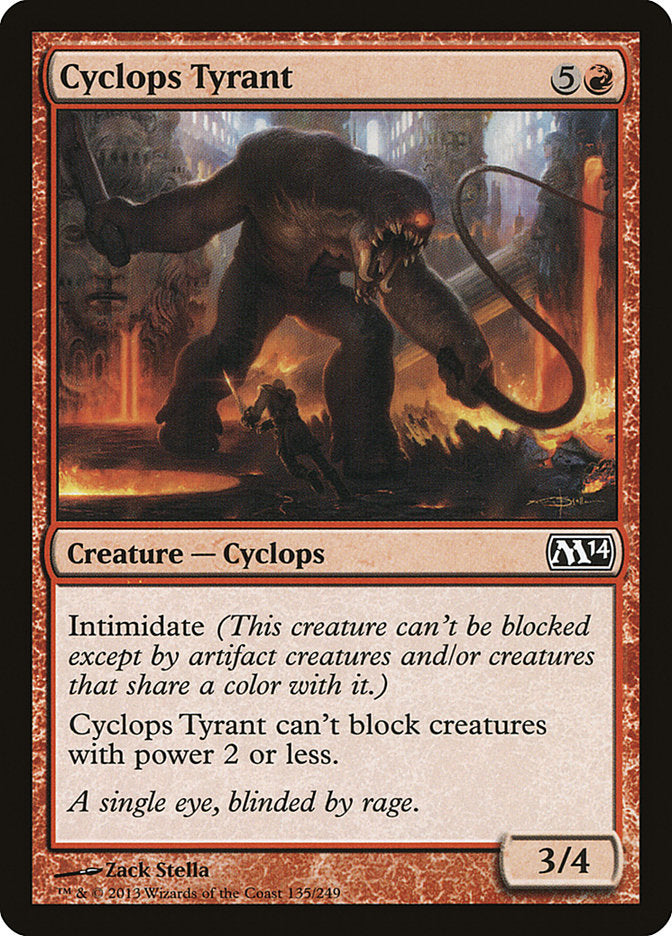 Cyclops Tyrant [Magic 2014] | Shuffle n Cut Hobbies & Games