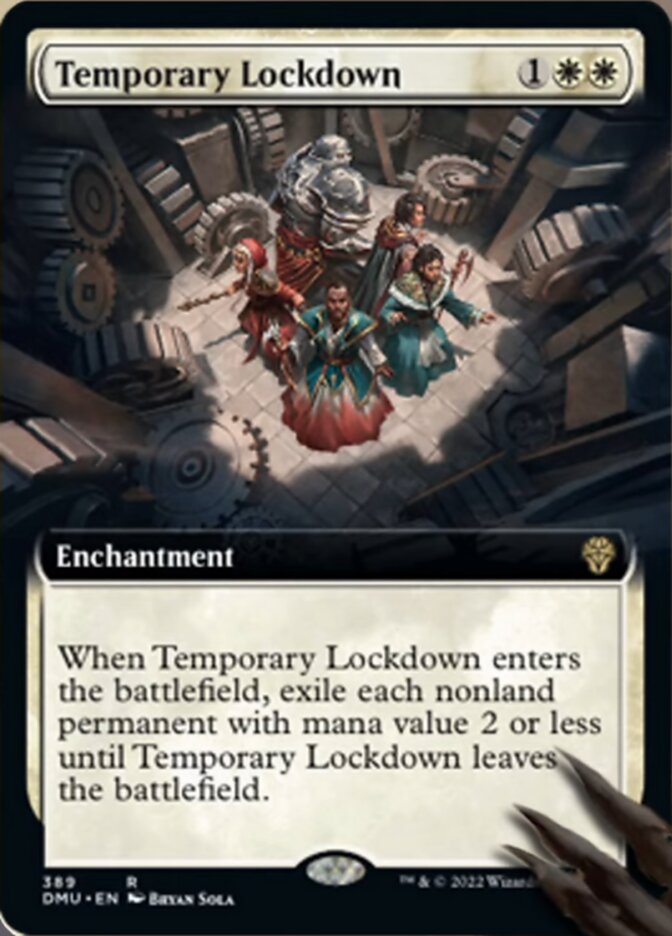 Temporary Lockdown (Extended Art) [Dominaria United] | Shuffle n Cut Hobbies & Games