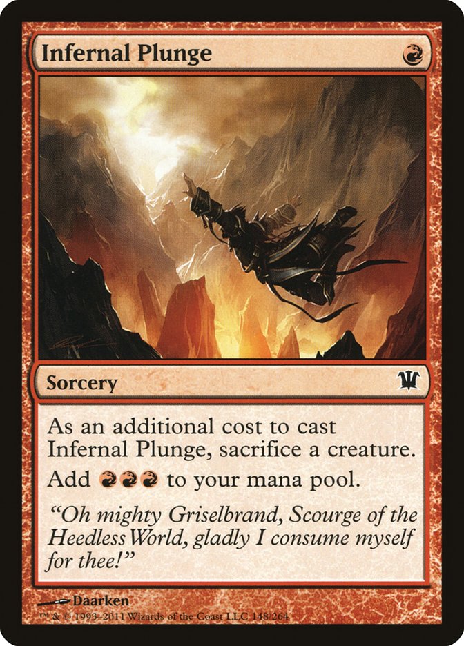 Infernal Plunge [Innistrad] | Shuffle n Cut Hobbies & Games