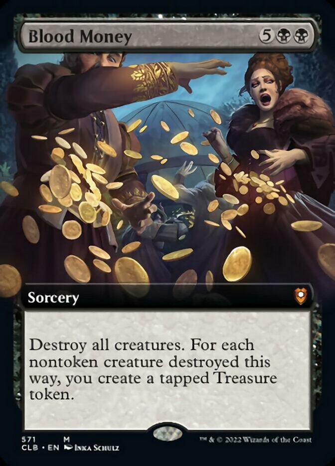 Blood Money (Extended Art) [Commander Legends: Battle for Baldur's Gate] | Shuffle n Cut Hobbies & Games