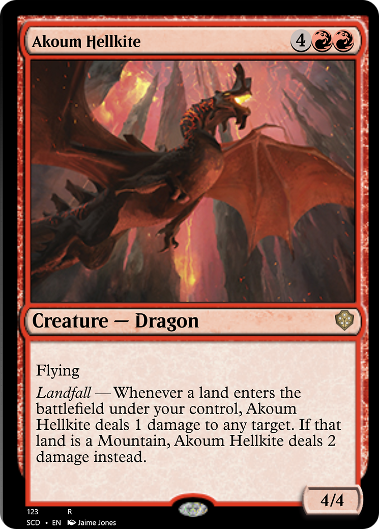 Akoum Hellkite [Starter Commander Decks] | Shuffle n Cut Hobbies & Games