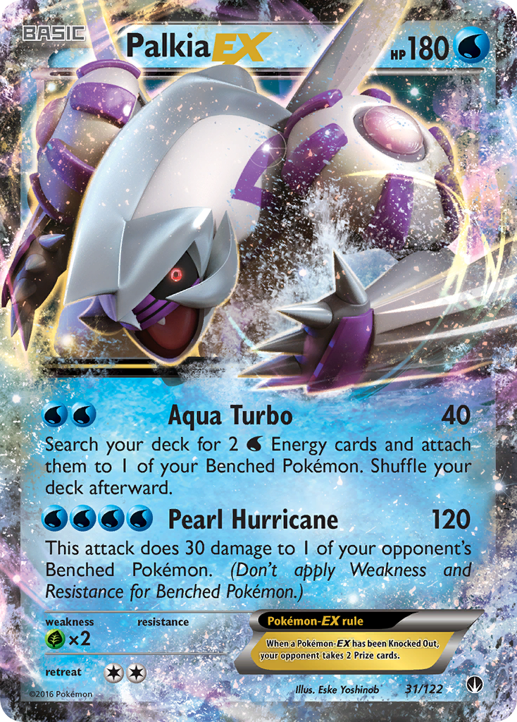 Palkia EX (31/122) [XY: BREAKpoint] | Shuffle n Cut Hobbies & Games