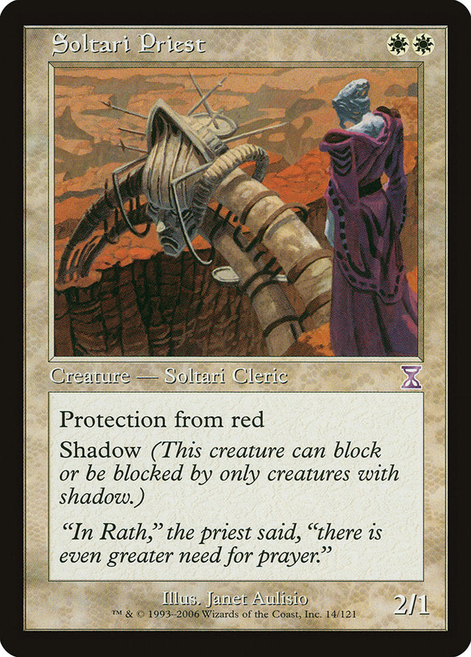 Soltari Priest [Time Spiral Timeshifted] | Shuffle n Cut Hobbies & Games
