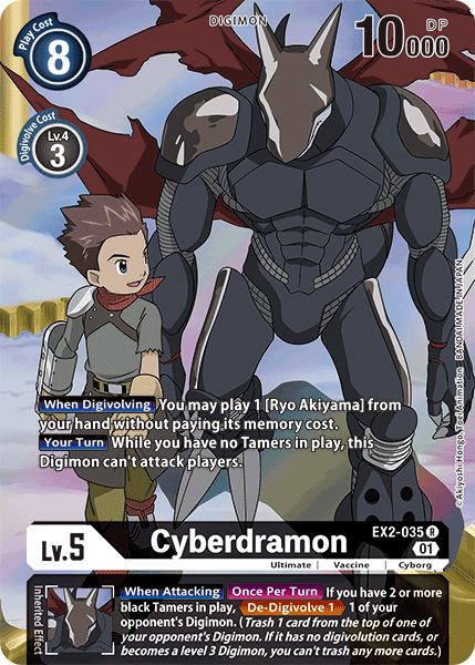 Cyberdramon [EX2-035] (Alternate Art) [Digital Hazard] | Shuffle n Cut Hobbies & Games
