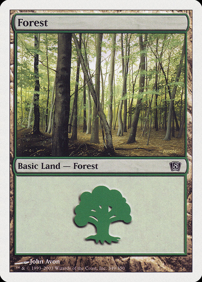Forest (349) [Eighth Edition] | Shuffle n Cut Hobbies & Games