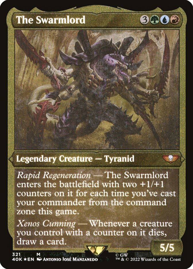 The Swarmlord (Display Commander) (Surge Foil) [Warhammer 40,000] | Shuffle n Cut Hobbies & Games