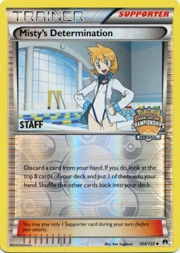 Misty's Determination (104/122) (Regional Championship Promo Staff) [XY: BREAKpoint] | Shuffle n Cut Hobbies & Games