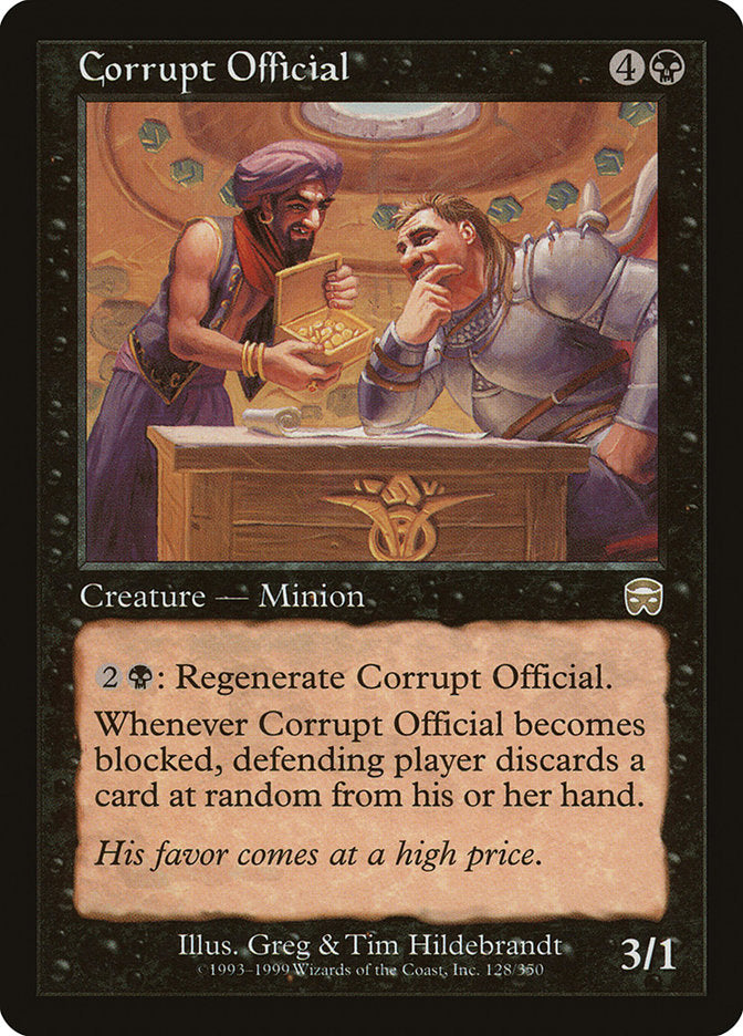 Corrupt Official [Mercadian Masques] | Shuffle n Cut Hobbies & Games