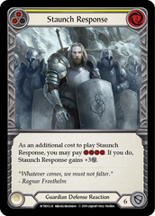 Staunch Response (Yellow) [WTR052-R] Alpha Print Normal | Shuffle n Cut Hobbies & Games