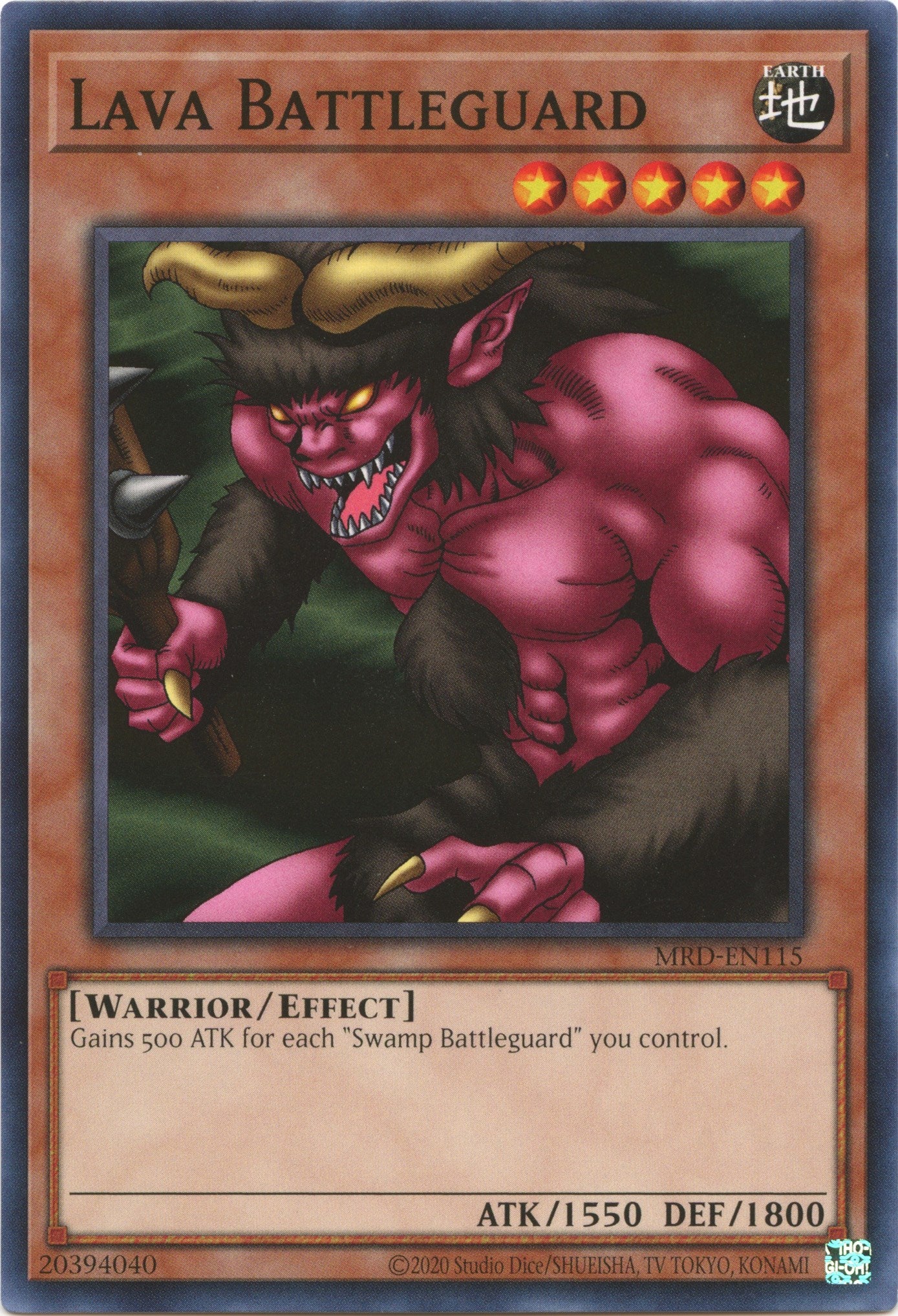 Lava Battleguard (25th Anniversary) [MRD-EN115] Common | Shuffle n Cut Hobbies & Games