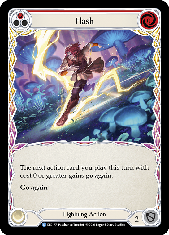 Flash (Red) [ELE177] (Tales of Aria)  1st Edition Normal | Shuffle n Cut Hobbies & Games
