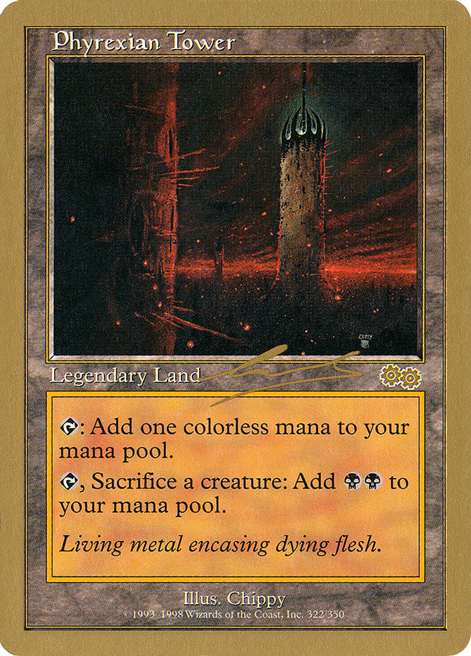 Phyrexian Tower (Nicolas Labarre) [World Championship Decks 2000] | Shuffle n Cut Hobbies & Games