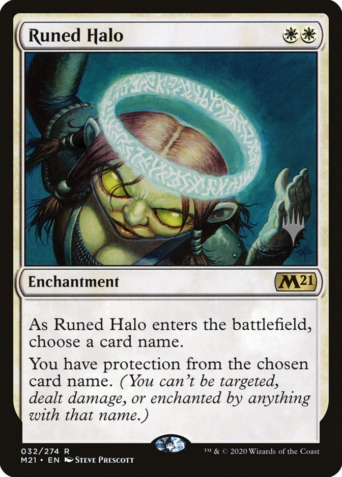 Runed Halo (Promo Pack) [Core Set 2021 Promos] | Shuffle n Cut Hobbies & Games