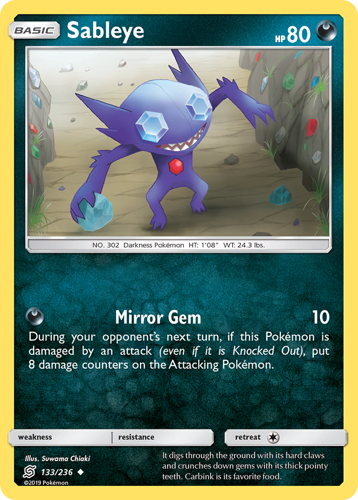 Sableye (133/236) [Sun & Moon: Unified Minds] | Shuffle n Cut Hobbies & Games
