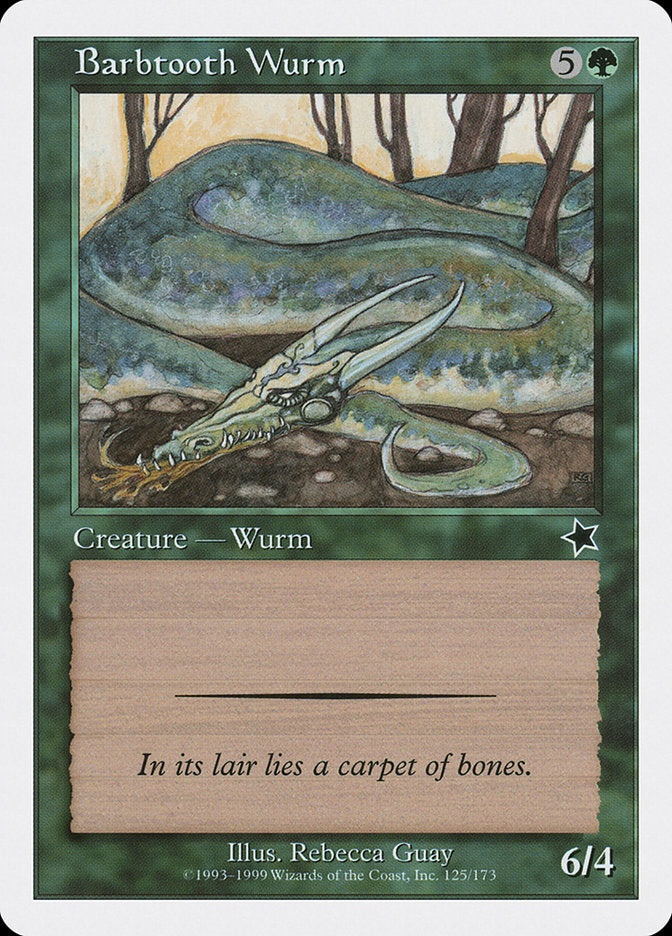 Barbtooth Wurm [Starter 1999] | Shuffle n Cut Hobbies & Games