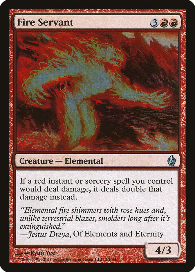 Fire Servant [Premium Deck Series: Fire and Lightning] | Shuffle n Cut Hobbies & Games