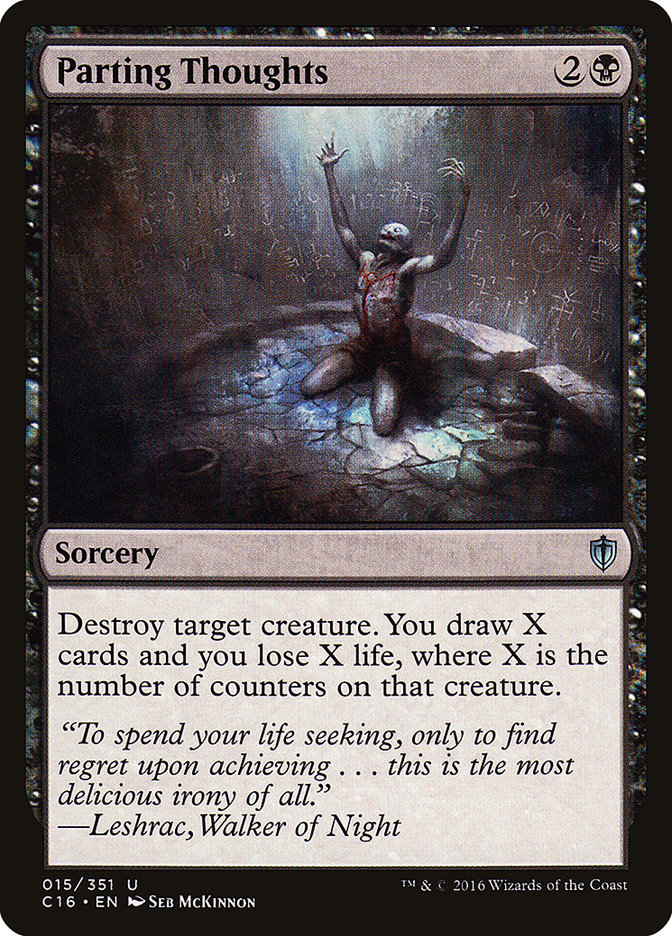 Parting Thoughts [Commander 2016] | Shuffle n Cut Hobbies & Games