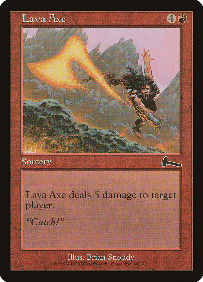 Lava Axe [Urza's Legacy] | Shuffle n Cut Hobbies & Games