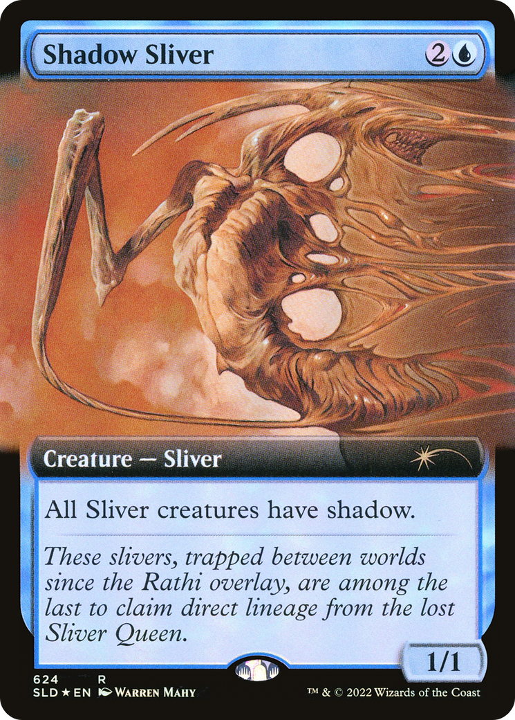 Shadow Sliver (Extended Art) [Secret Lair Drop Promos] | Shuffle n Cut Hobbies & Games
