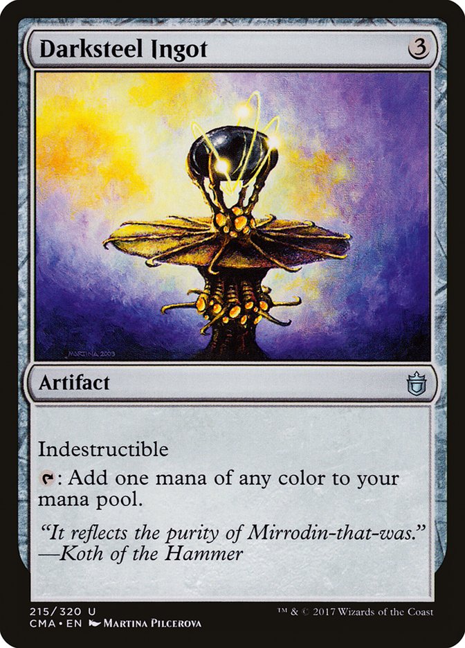 Darksteel Ingot [Commander Anthology] | Shuffle n Cut Hobbies & Games