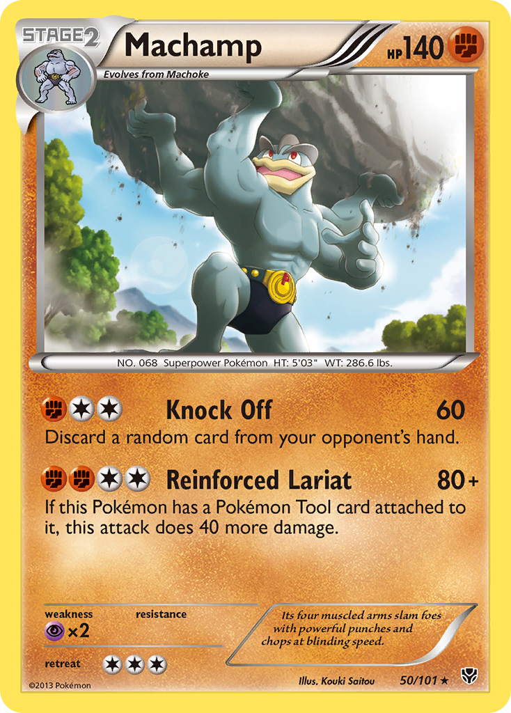 Machamp (50/101) [Black & White: Plasma Blast] | Shuffle n Cut Hobbies & Games