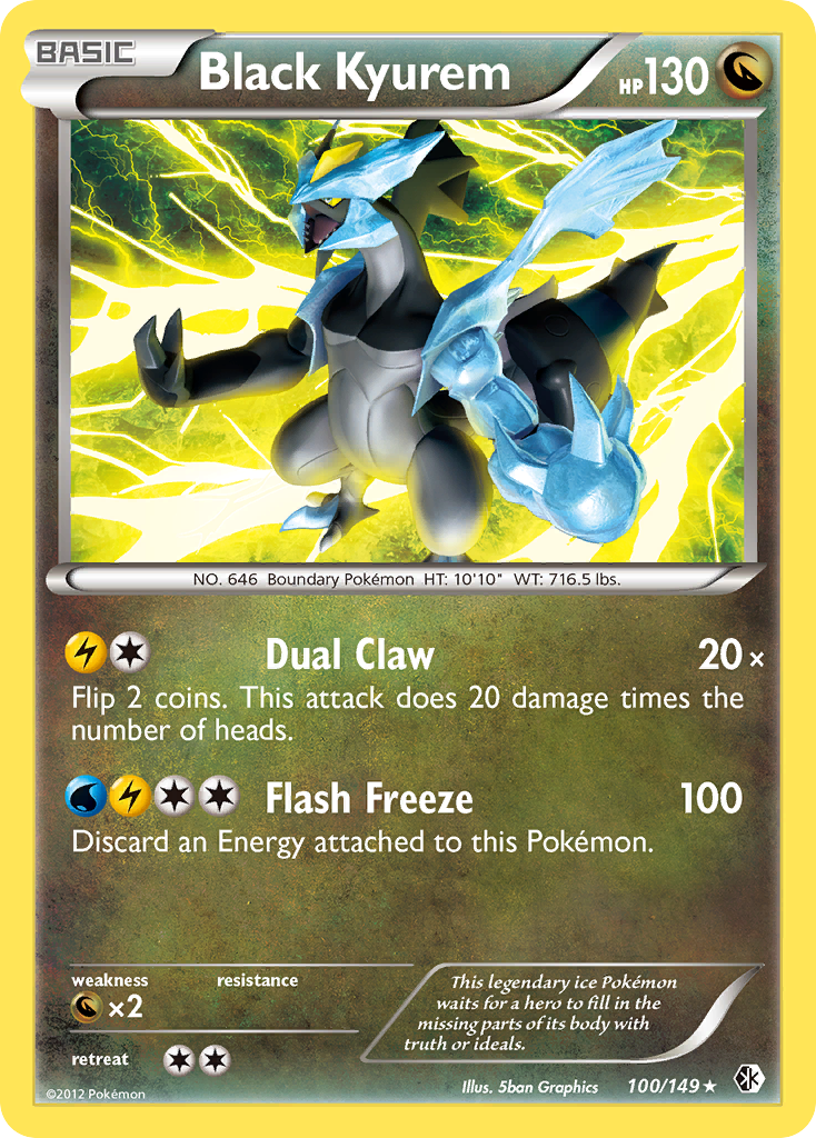 Black Kyurem (100/149) [Black & White: Boundaries Crossed] | Shuffle n Cut Hobbies & Games