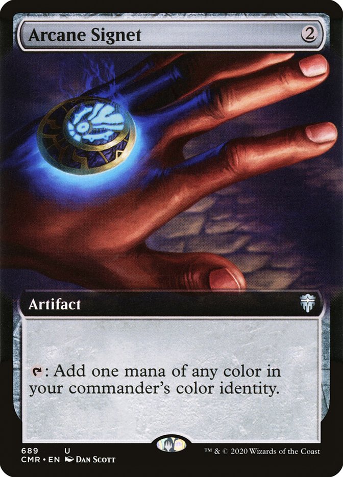 Arcane Signet (Extended Art) [Commander Legends] | Shuffle n Cut Hobbies & Games