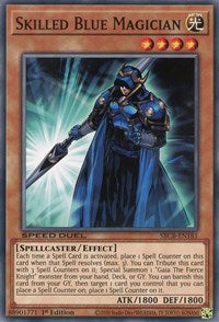 Skilled Blue Magician [SBCB-EN181] Common | Shuffle n Cut Hobbies & Games