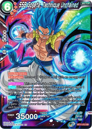 SSB Gogeta, Technique Unchained [BT11-012] | Shuffle n Cut Hobbies & Games