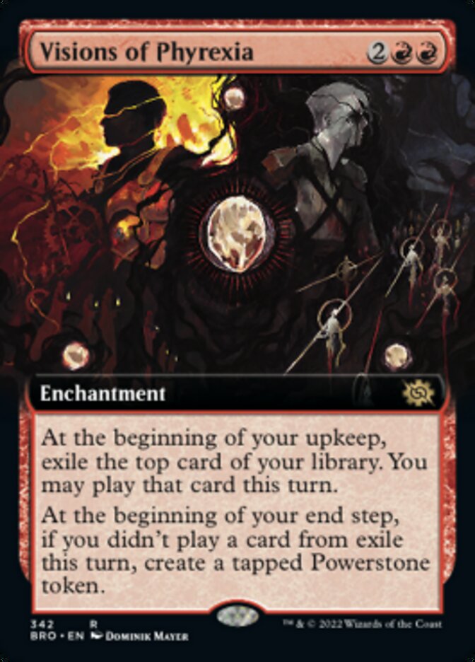 Visions of Phyrexia (Extended Art) [The Brothers' War] | Shuffle n Cut Hobbies & Games